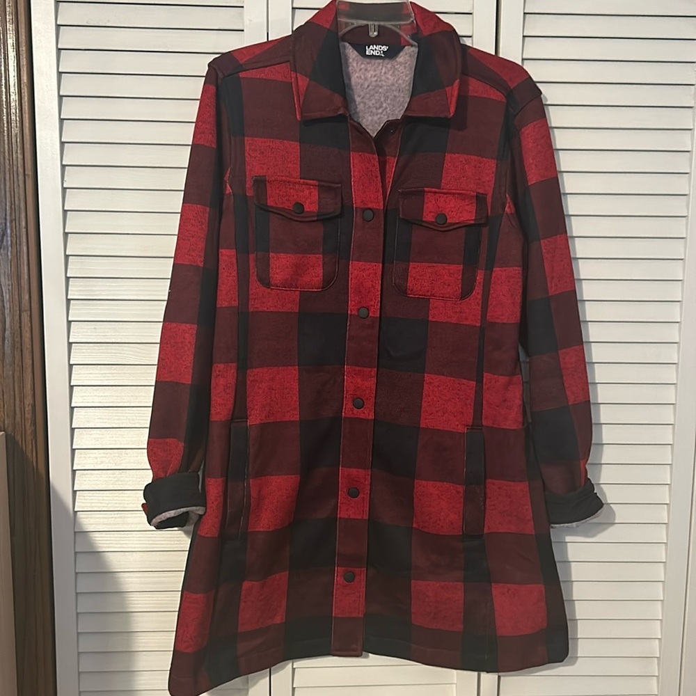 Lands end size 10/12 womens shacket